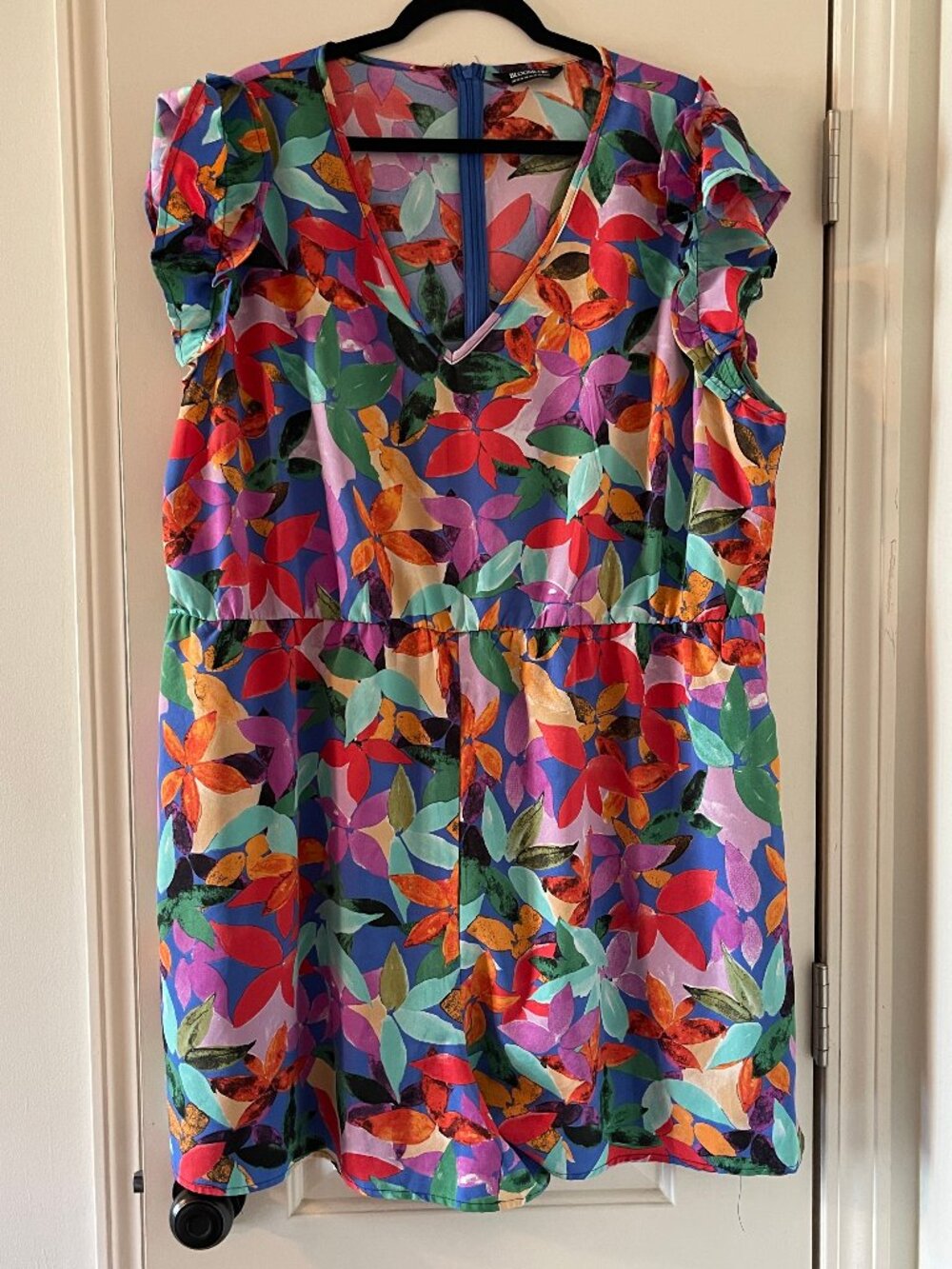 BloomChic Tropical Print Romper Plus Size 22–24
